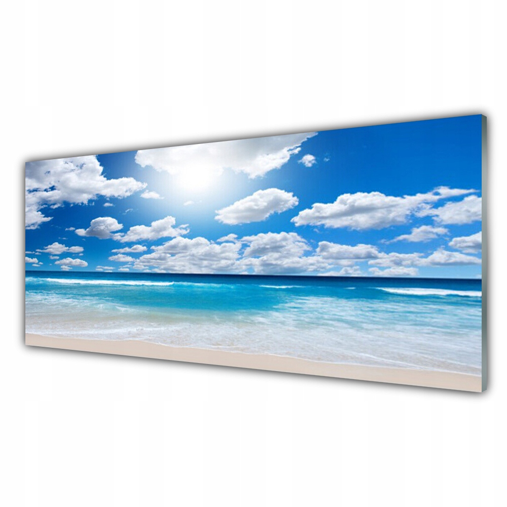 

Obraz akrylowy 125x50 Morze Plaża Chmury Krajobraz