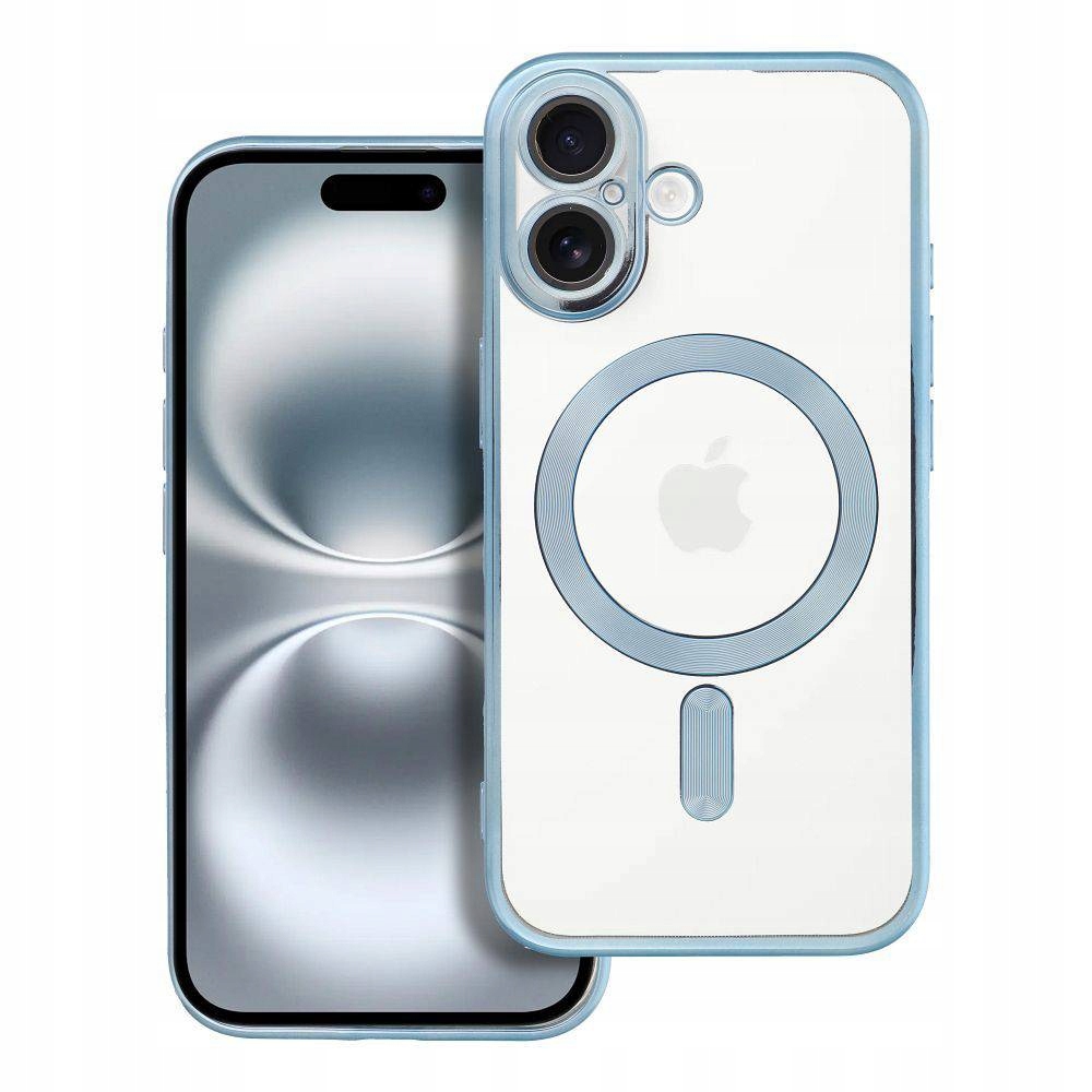Etui Electro Mag Cover Kompatybilny do Magsafe Do Iphone 16 Niebieski