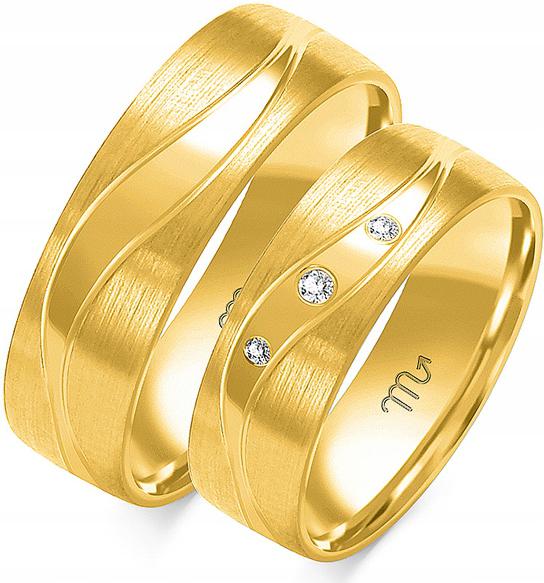 Jemné svatební svatba 14K 585 r 23 24 25 módní svatební kolekce