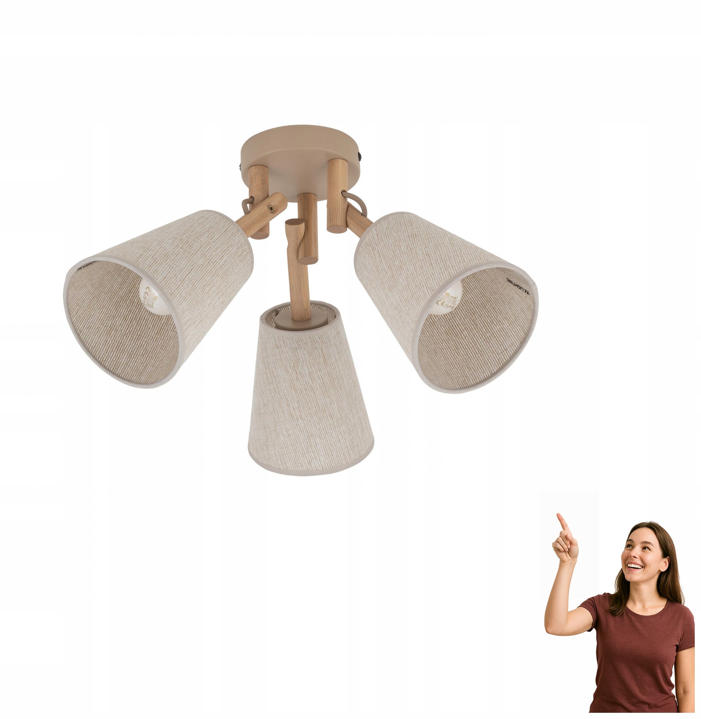 Stropná lampa Tk Lighting Vaio Sabia 11605