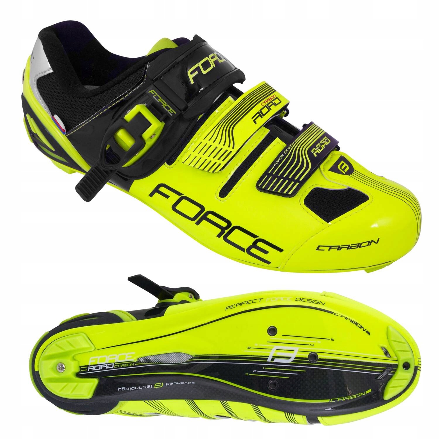 Force Carbon Race Buty Szosowe Spd-sl Fluo Karbonowa Podeszwa Roz. 43