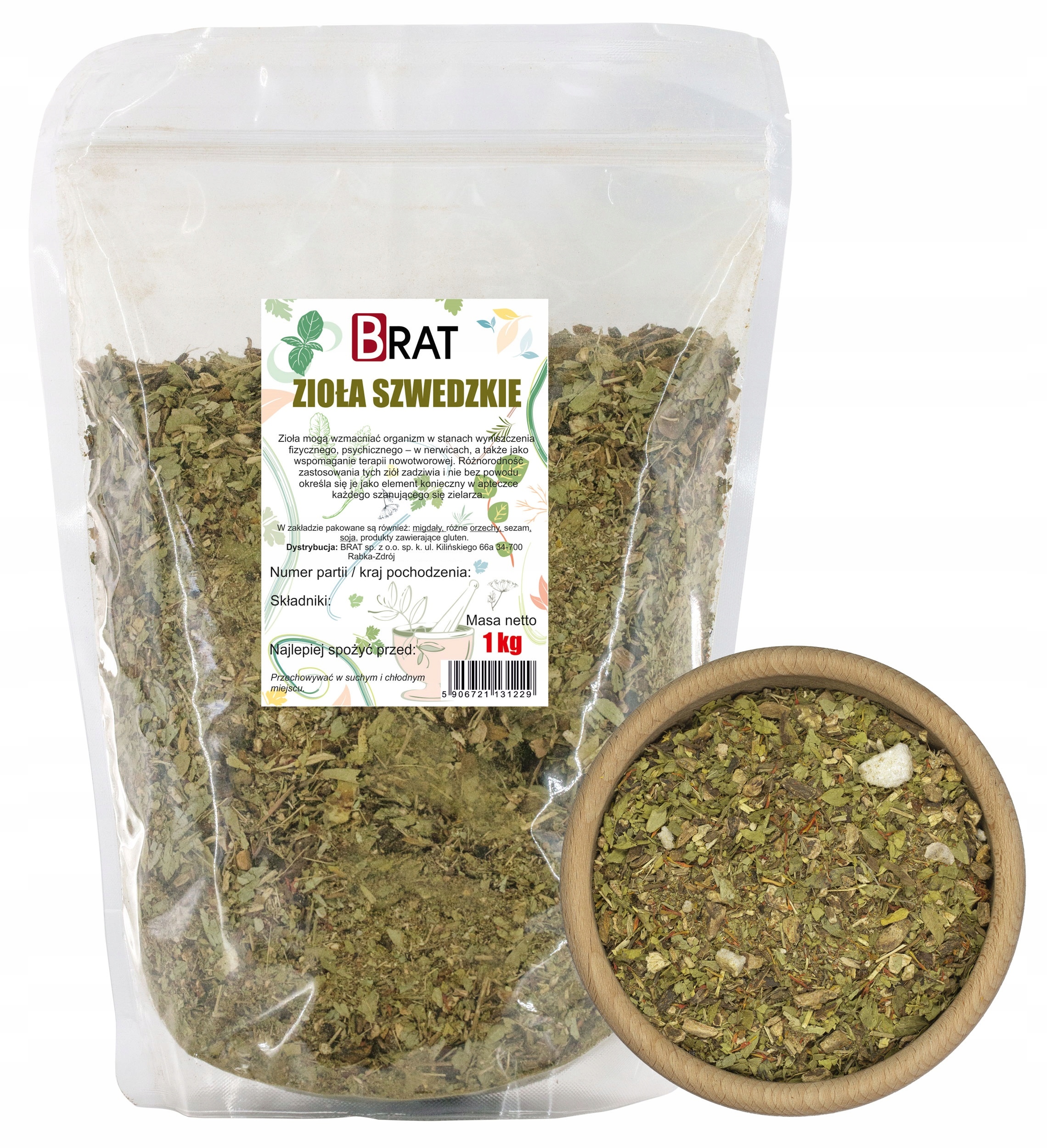 Zioła Szwedzkie 1kg Marii Treben z piołunem