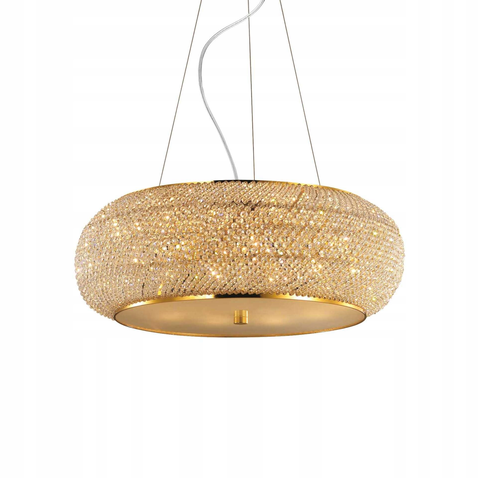Závesné svietidlo Ideal Lux Pasha SP14 oro 164984 E14 14x40W 65cm zlaté