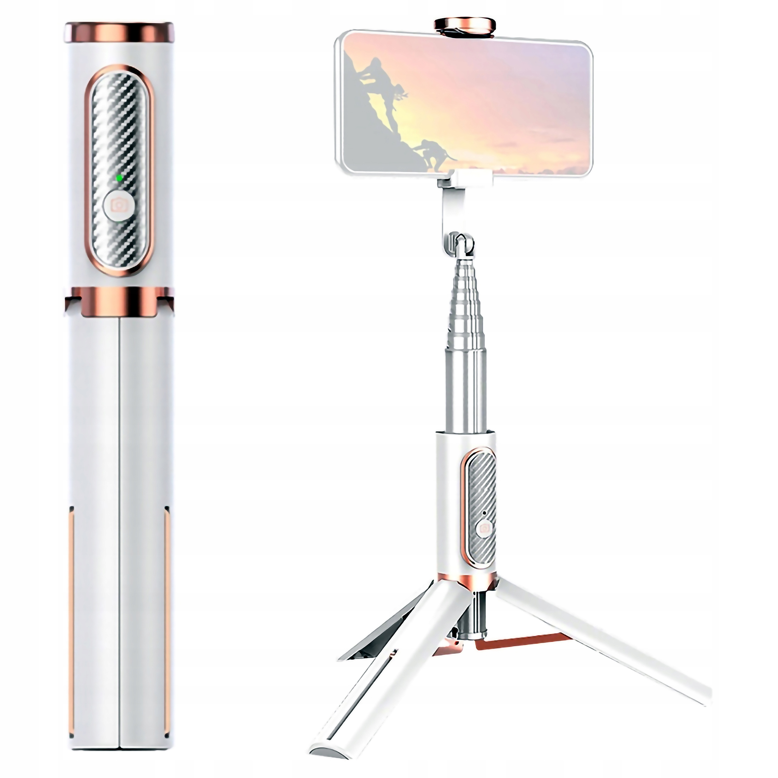 Bluetooth selfie tyč pro iPhone 16 15 14 13 12 11 Pro Max