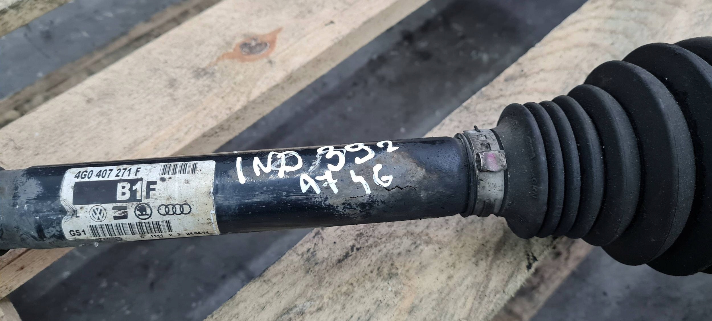 A7 4G semi-axis semi-axis left right front 3.0 TDI 4G0407271F A6 C7 4G
