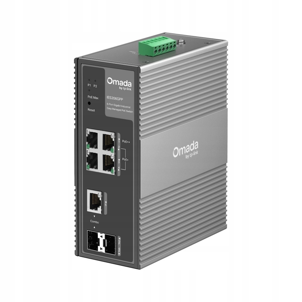 Tp-link Prepínač IES206GPP Industrial Easy Managed Omada, 6 portov,+