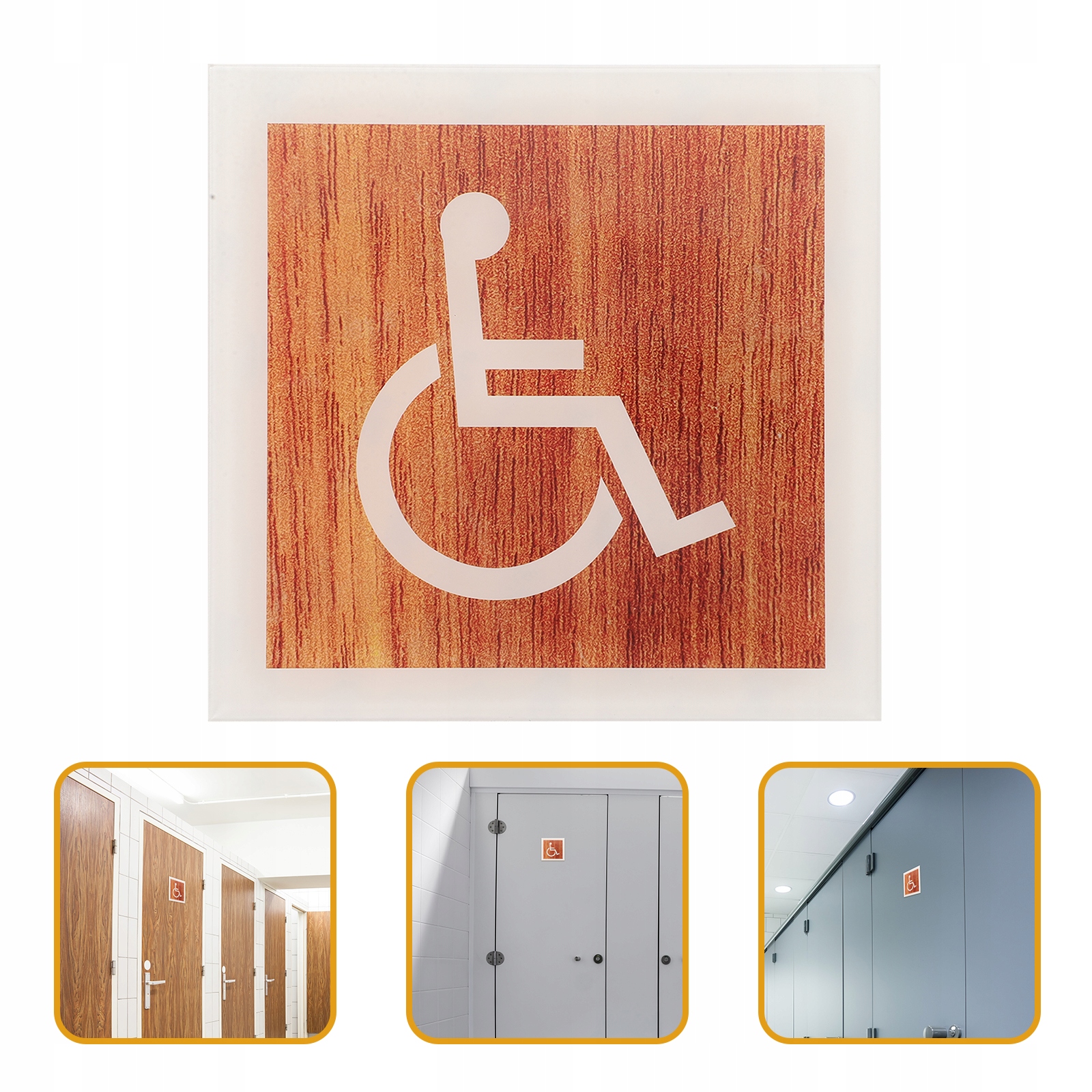 Znak toalety dla wózków inwalidzkich Kod producenta 17463316