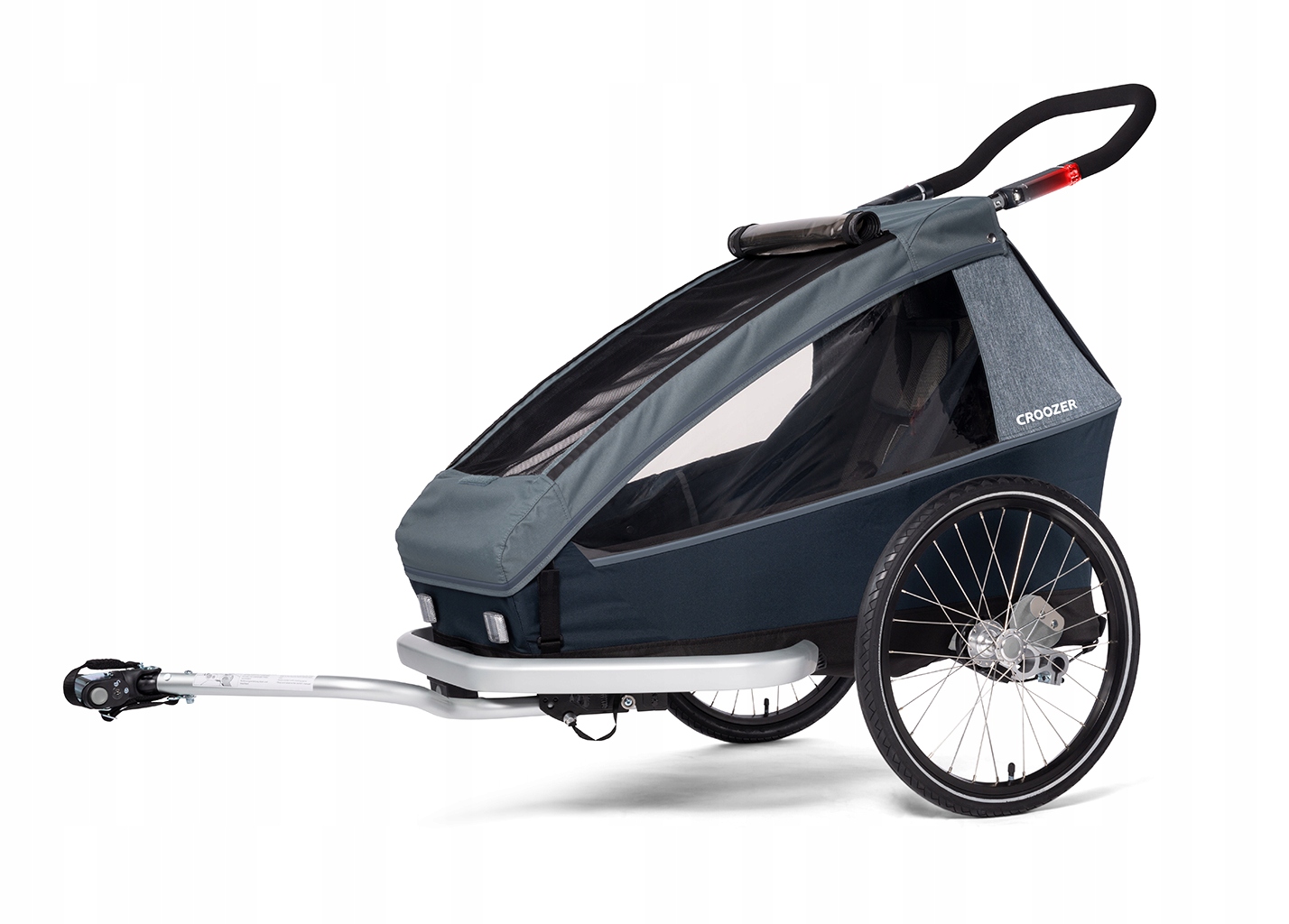 Przyczepka rowerowa dla dzieci Croozer Kid Vaaya 1 Graphite Blue 3w1