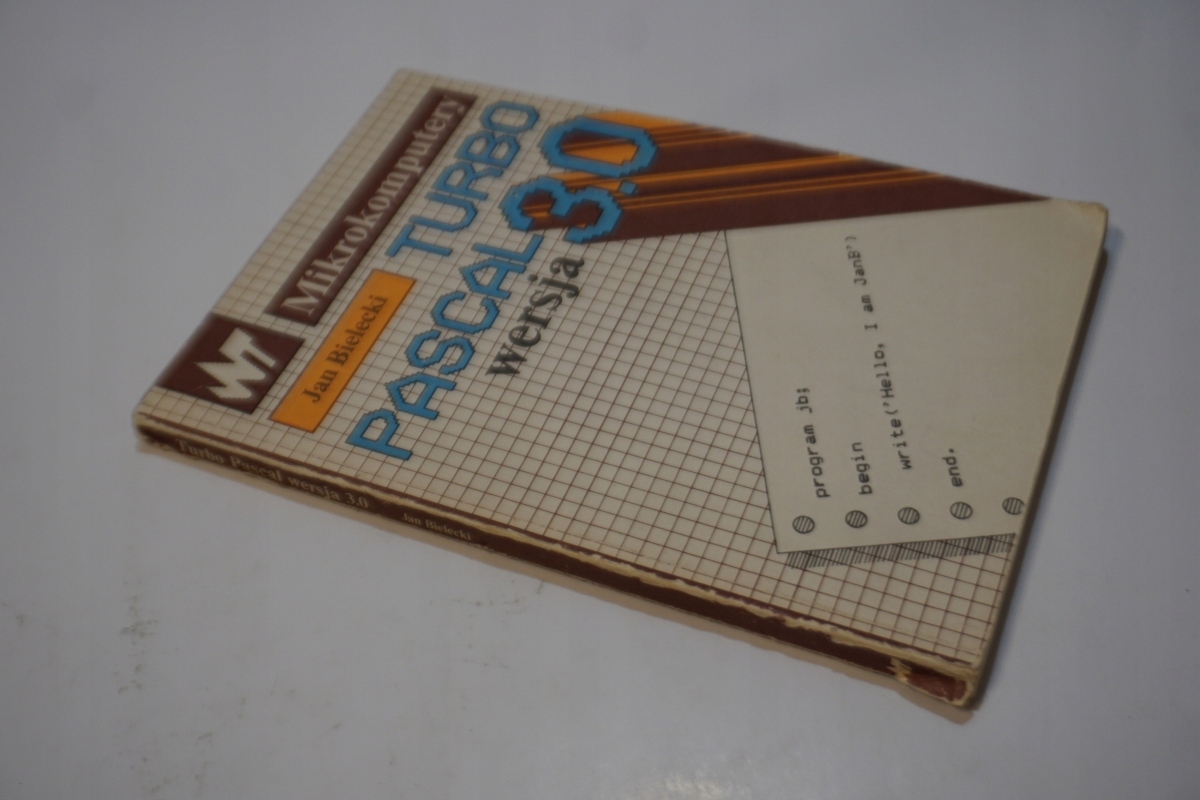 MIKROKOMPUTERY TURBO PASCAL WERSJA 3.0 JAN BIELECKI ISBN 8320409497