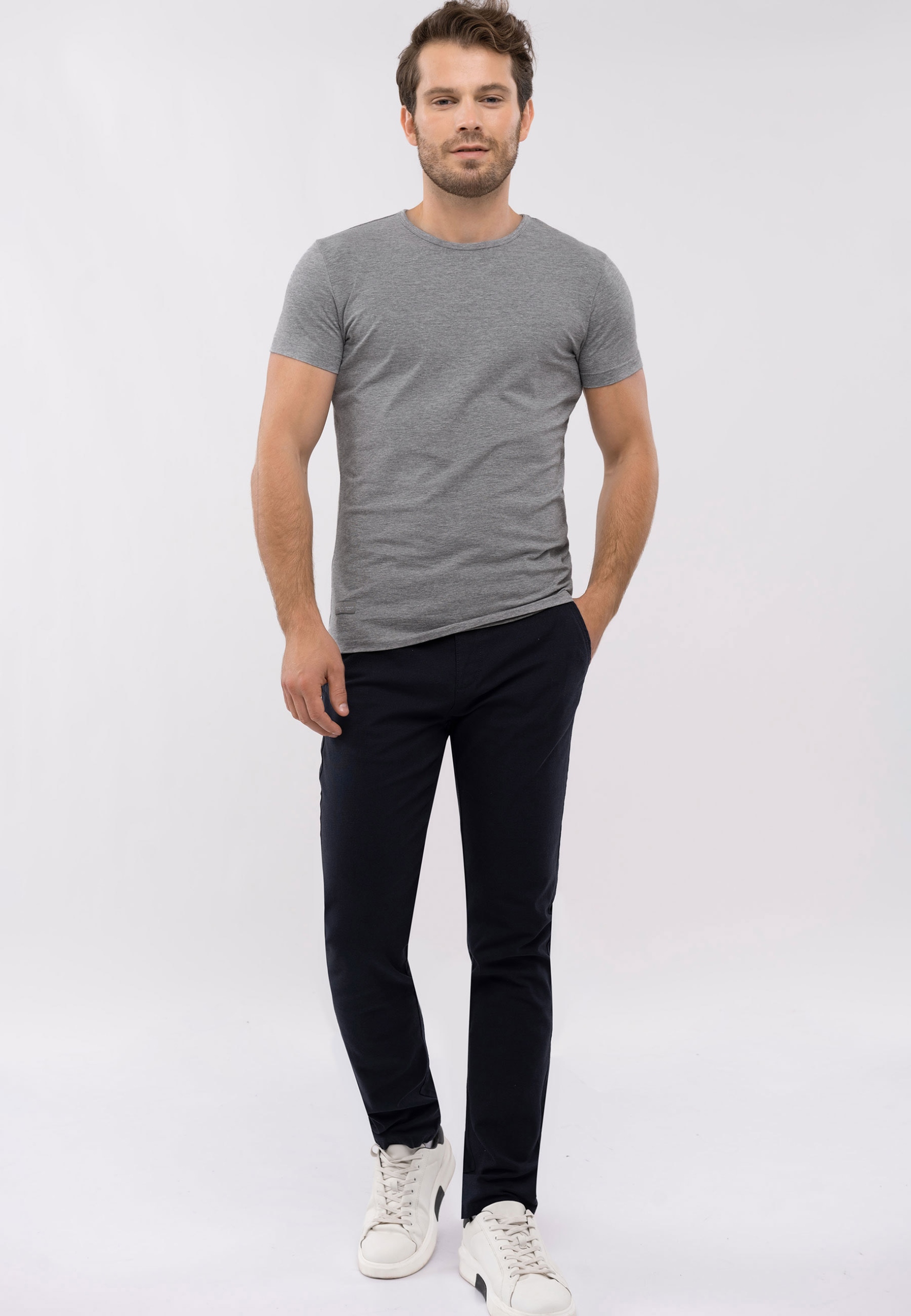 Męski Bawełniany T-shirt 2-PACK Volcano T-clone L