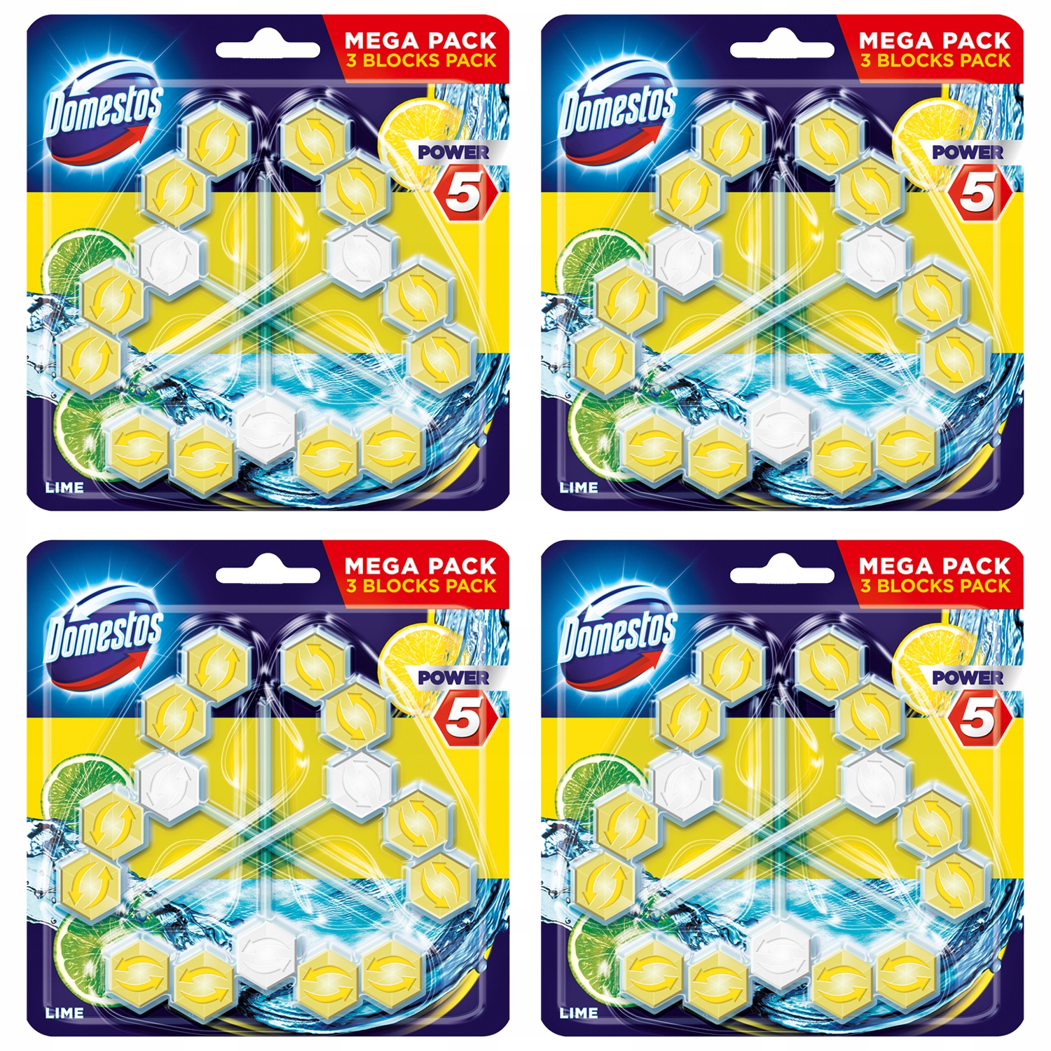 

Domestos Power 5 Zawieszka Wc zapachowa Lime 12szt