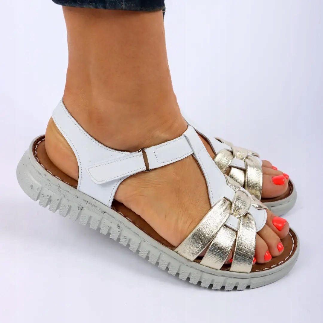 Dámské sandály Artiker 56C0854 bílé 38, bílá