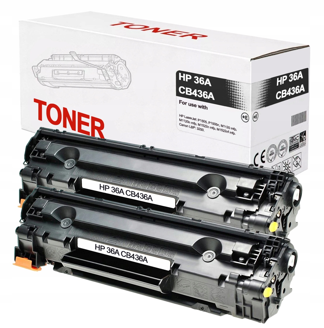 

2X Toner Do Hp LaserJet P1505 P1505n Nowy XL