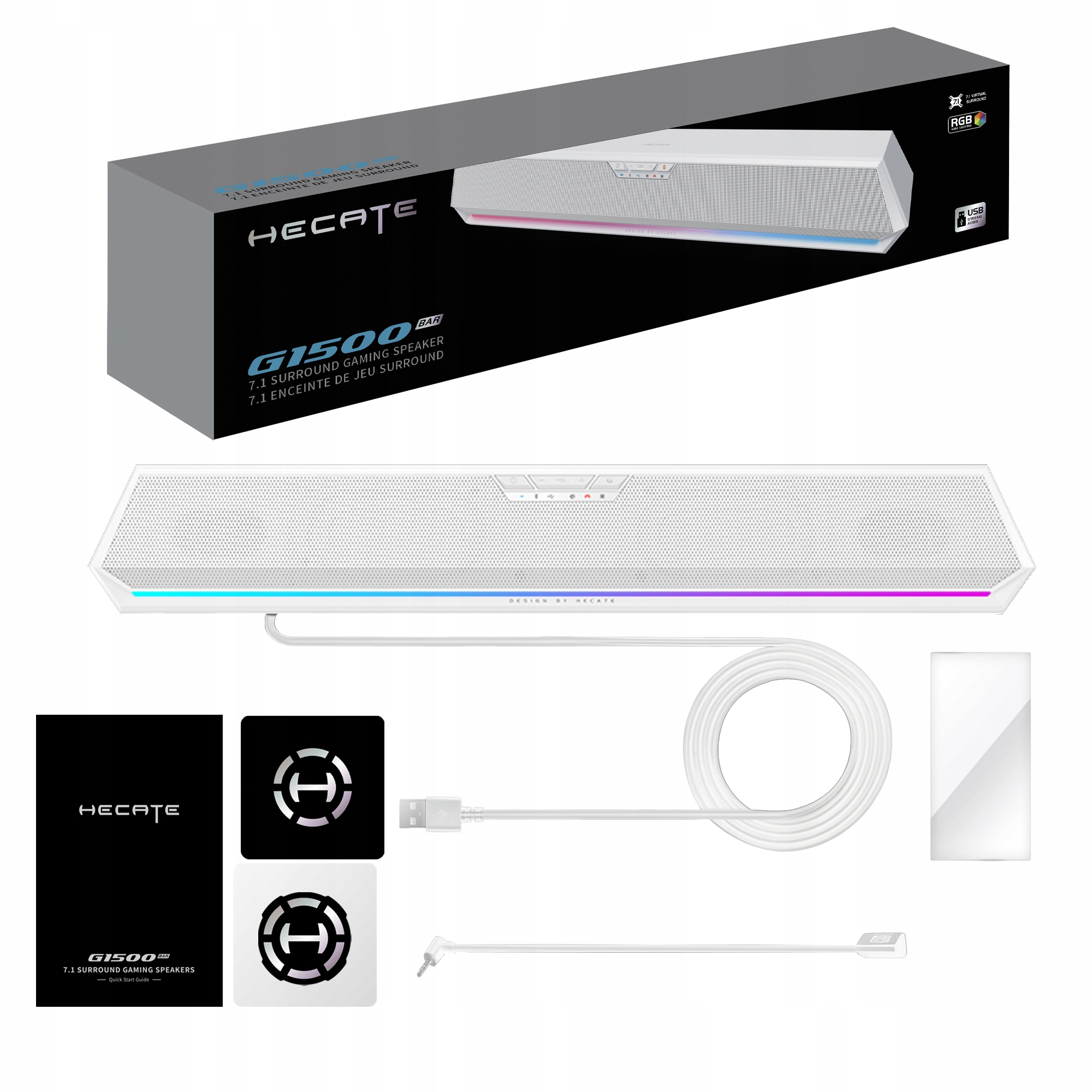 Edifier Hecate G1500 Bar Soundbar Gamingowy Profesjonalny Zestaw Audio 10W