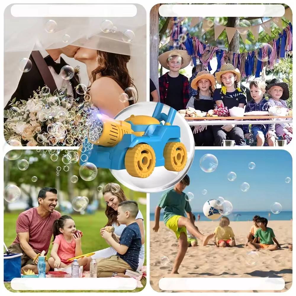 KOSIARKA NA BAŃKI MYDLANE DLA DZIECI + PŁYN DO BANIEK MYDLANYCH PCHACZ Szerokość produktu 30 cm