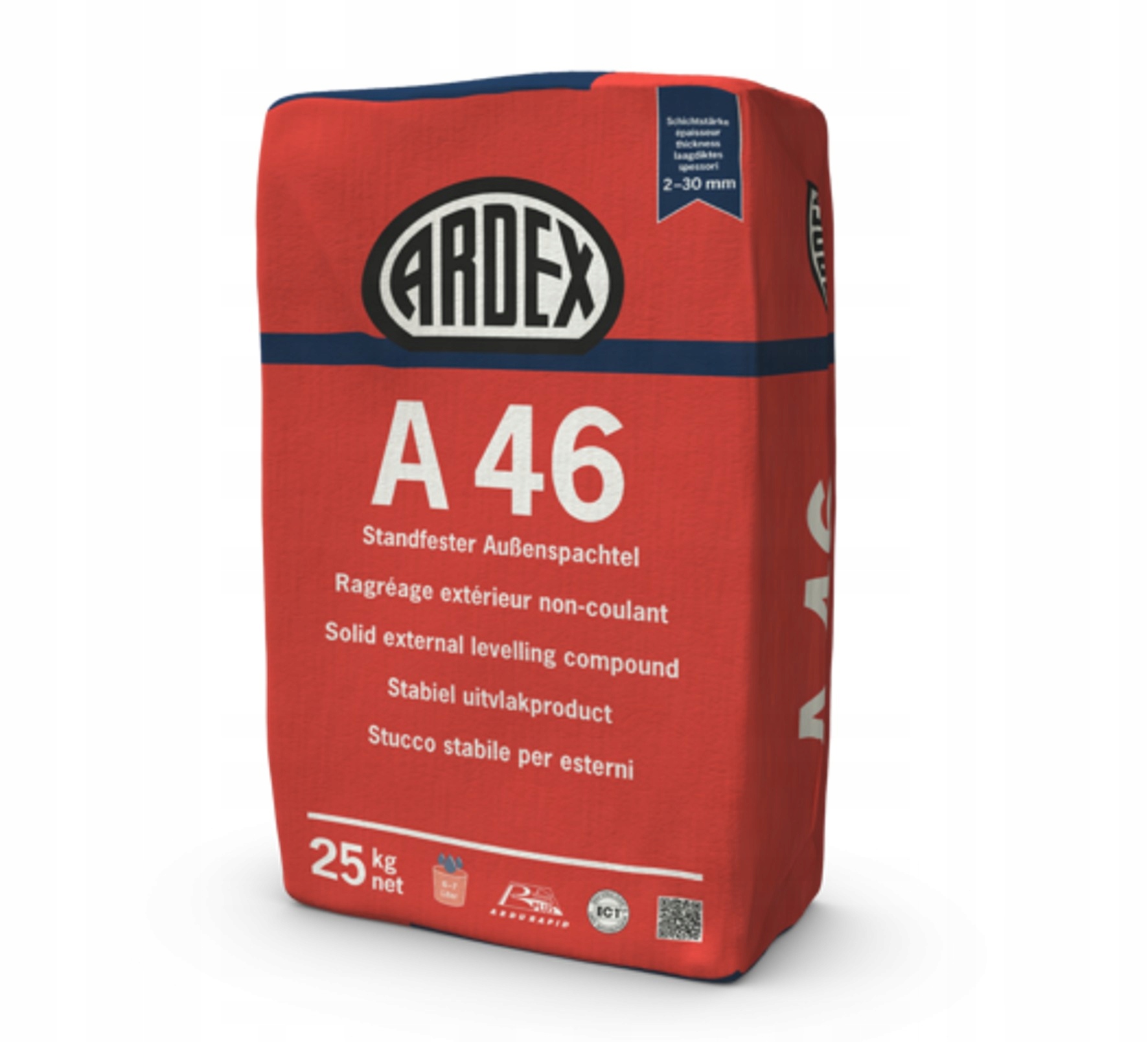 Ardex A 46 vyplnenie škár s nerovnosťami 25 Kg