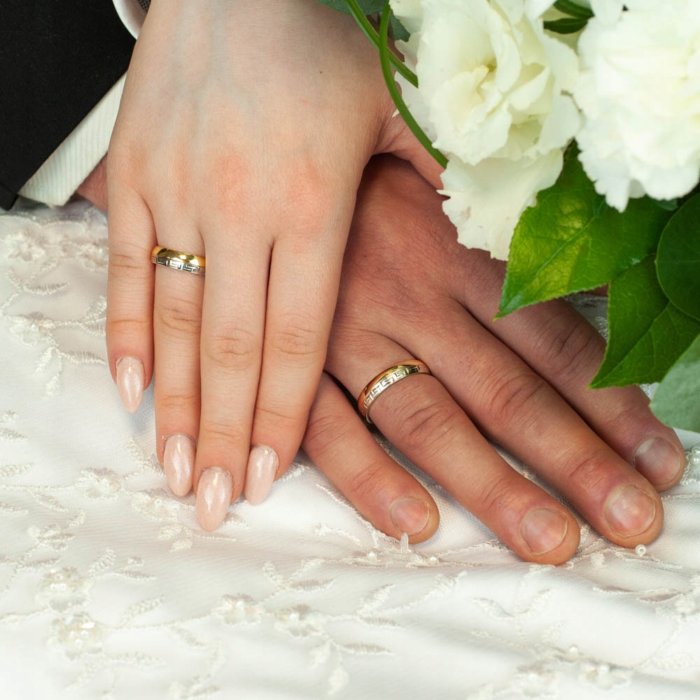 ZŁOTA OBRĄCZKA ŚLUBNA WZÓR GRECKI ZŁOTO PR. 333 Rozmiar/Średnica wew. (mm) na wymiar