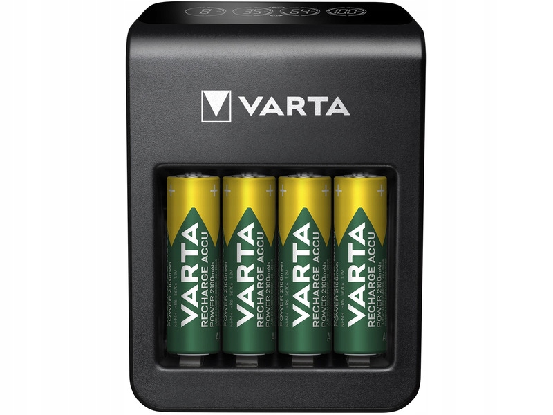 Ładowarka Varta LCD Plug Charger+ 4 akumulatorki Aa 2100 mAh