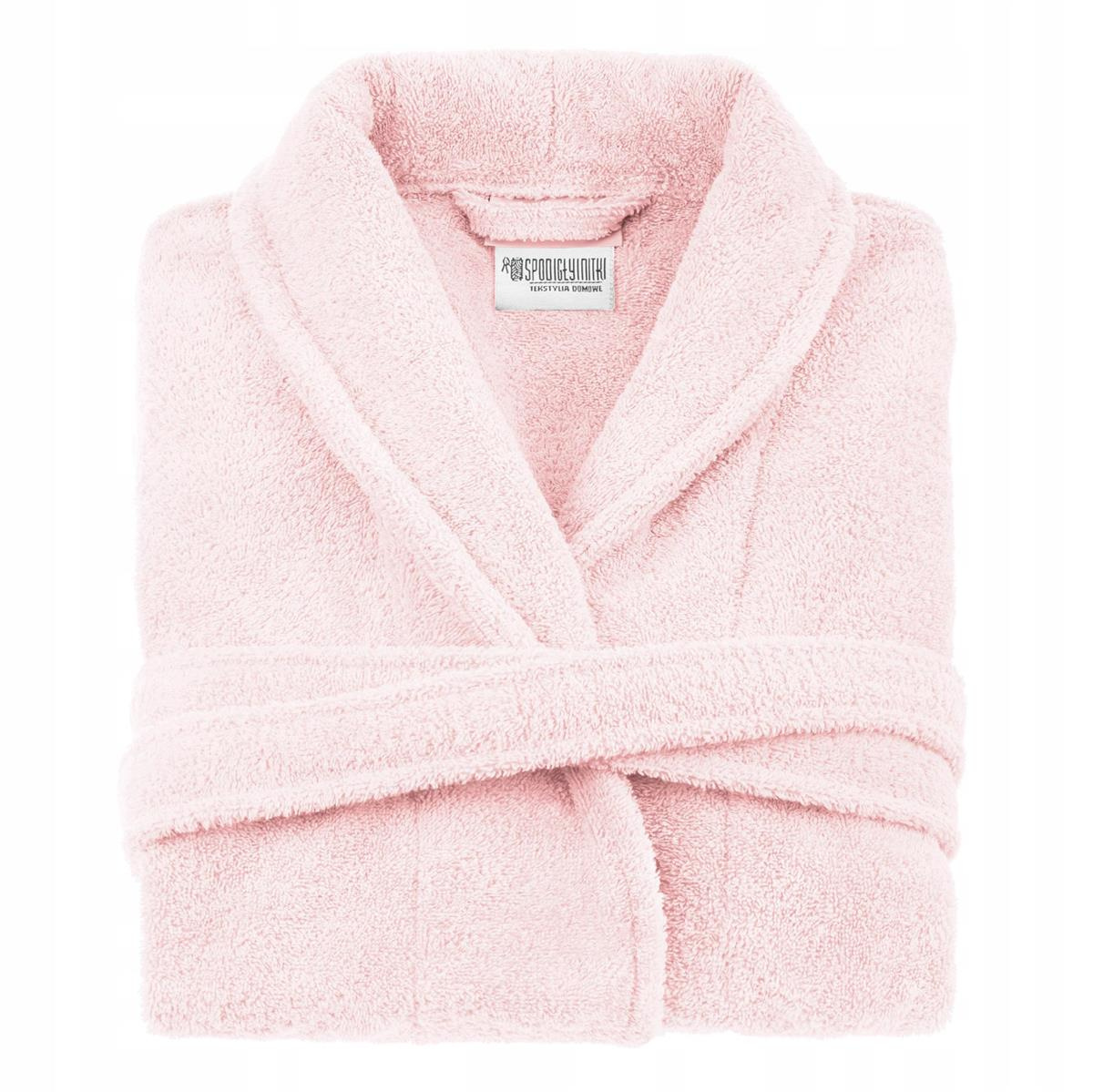Hotelový bavlněný froté župan Unisex XXL, pudrový