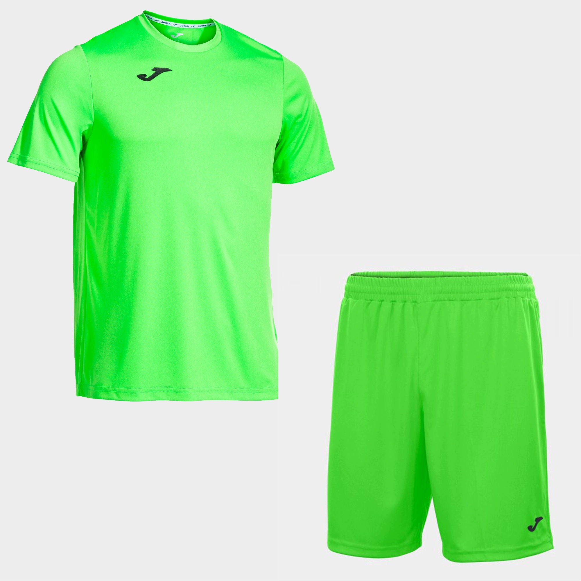Komplet piłkarski Joma Combi zielony fluo rozmiar 2XL-3XL
