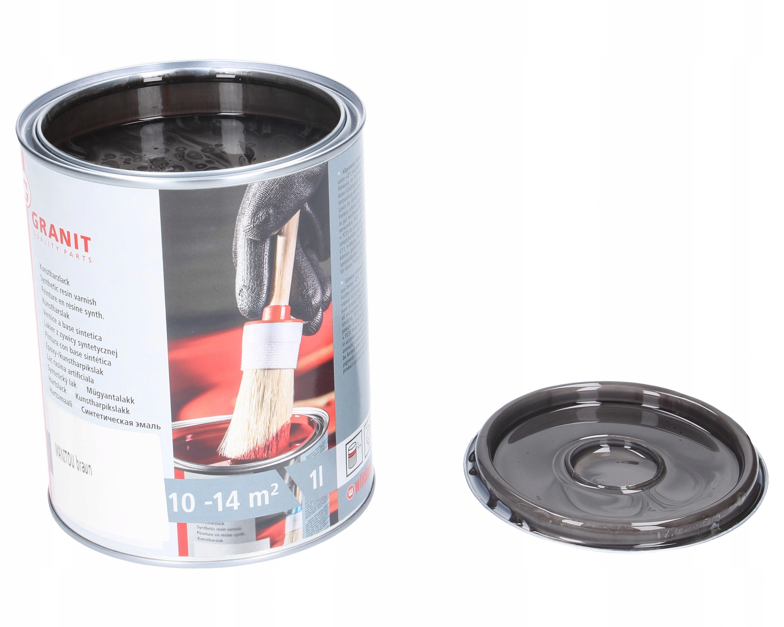 lak, barva Manitou hnědá 1l Wilckens Granit