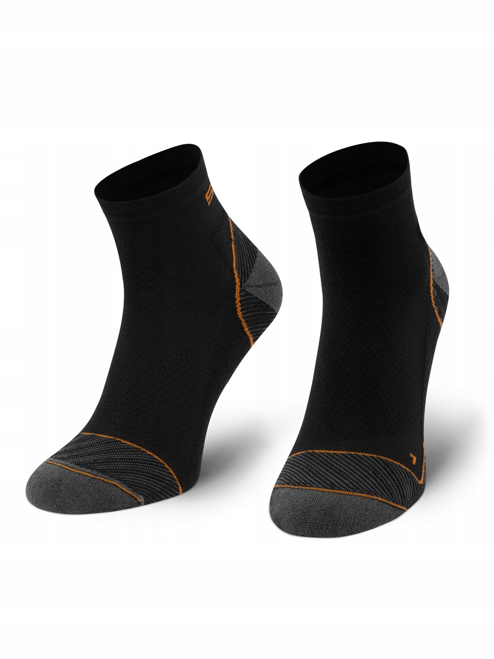 Spaio Skarpety sportowe Running 03 Black/orange 41-43