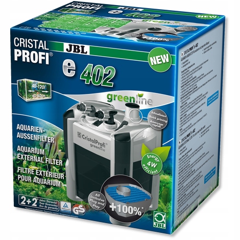 

Jbl E402 Filtr zewnetrzny Greenline 40-120L 450L/H