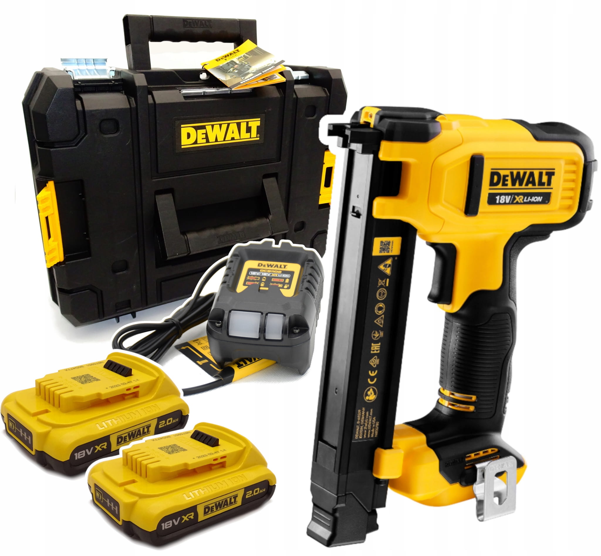 Dewalt Zszywacz Do Kabli DCN701D2 18V Xr dla Elektryków 2x2Ah