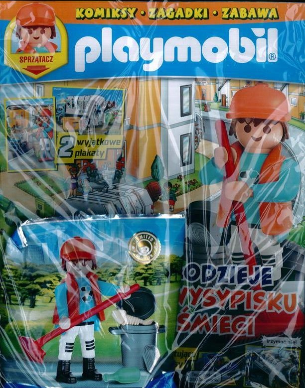 PLAYMOBIL BLUE 3/22 + SPRZĄTACZ