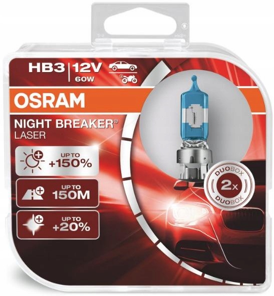

Osram Night Breaker Laser Next Gen +150% HB3 Duo