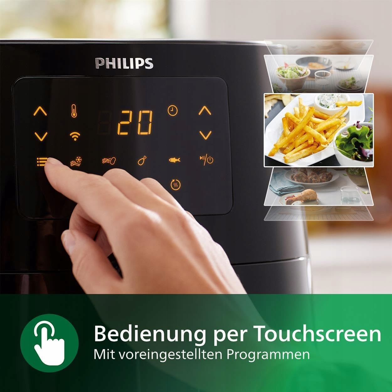 PHILIPS Airfryer XL Essential 2000W 1200g Wifi Black — miniatura 7