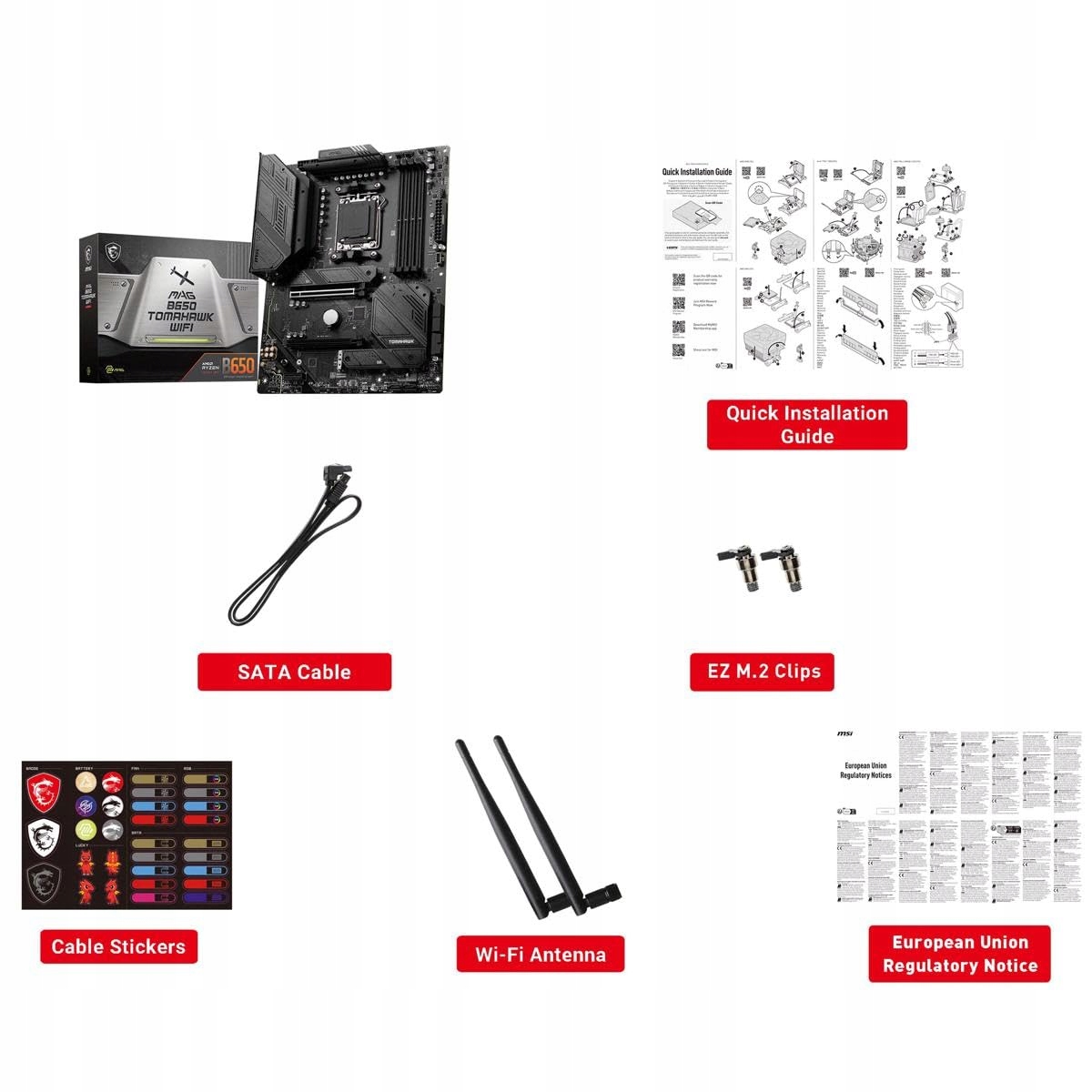 MSI MAG B650 Tomahawk WiFi Płyta Główna AM5 DDR5 ATX WiFi 6E — miniatura 5