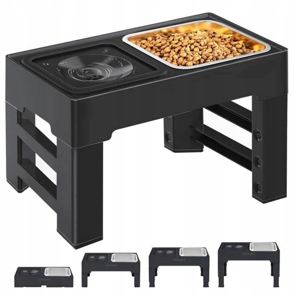 Levně Miska pro psa se 4 nastaveními výšky Vhodná pro domácí zvířata