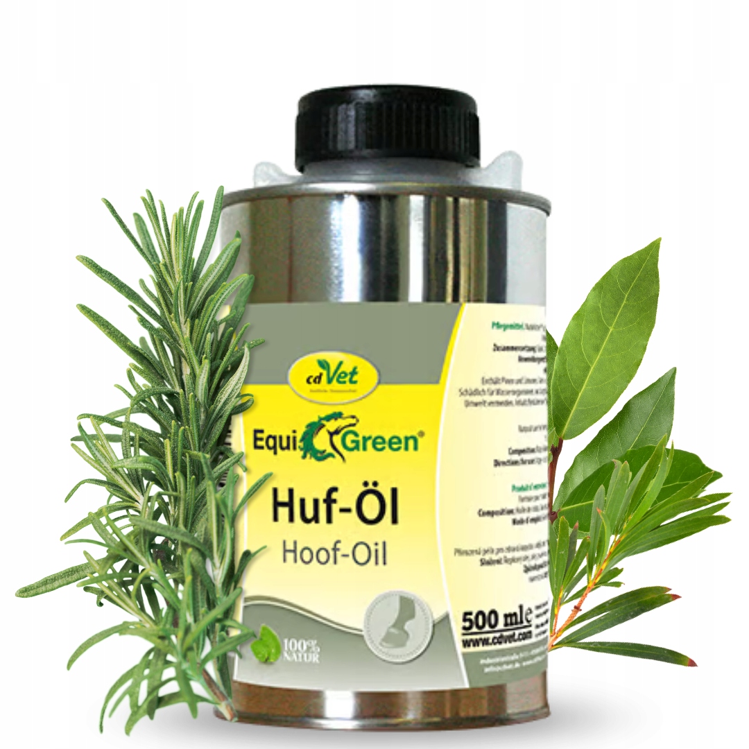 Equigreen Huf-Öl 500 ml – Naturalny Olej Do Kopyt dla koni Bez parabenów