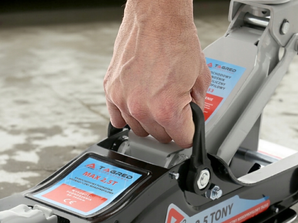 LEWAREK PODNOŚNIK SAMOCHODOWY NISKOPROFILOWY ŻABA 2,5T MOCNY