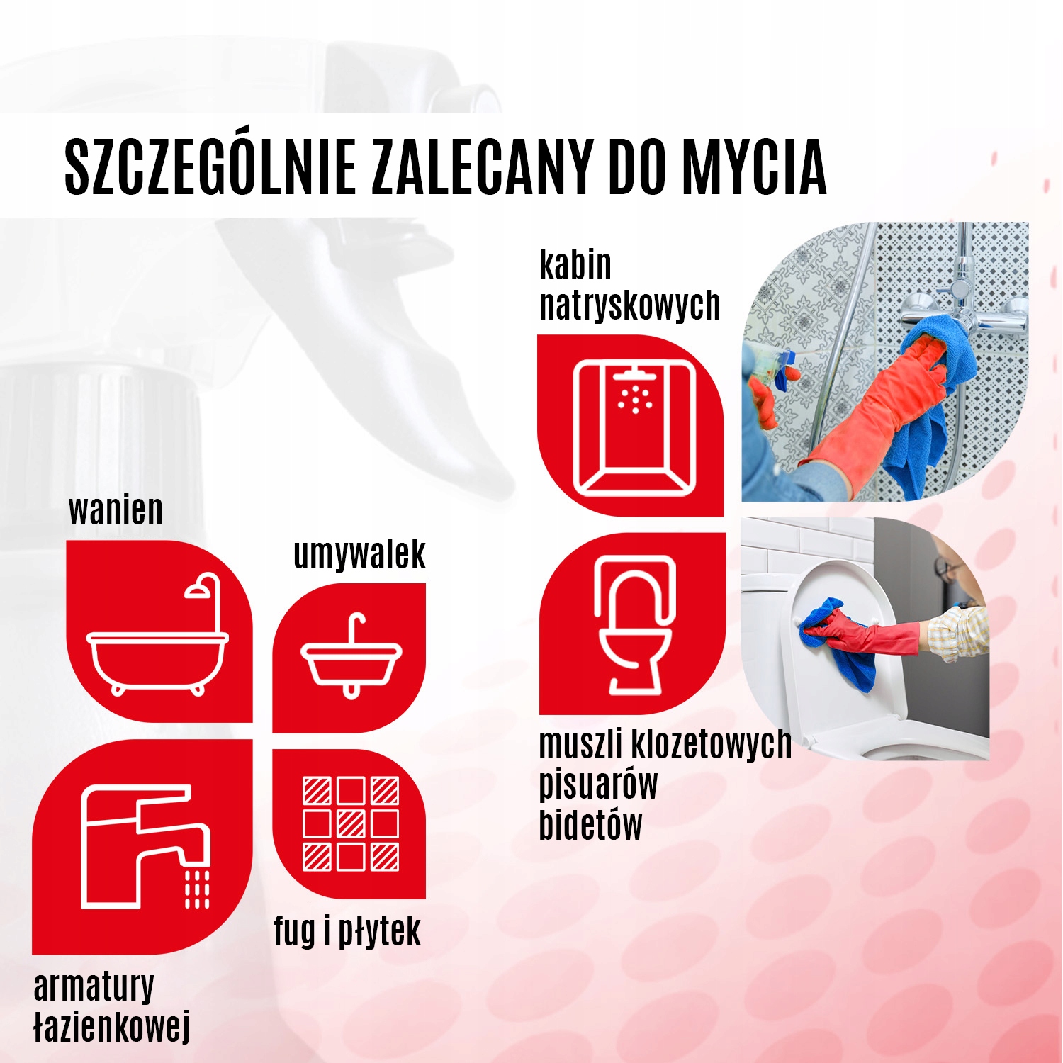 CLINEX W3 FORTE ŚRODEK DO CZYSZCZENIA ŁAZIENEK 1L