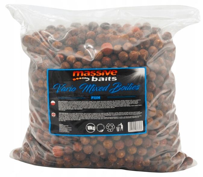 Boilies Massive Baits Vario Fish Mix 14/18/24 mm 5 kg Sáček