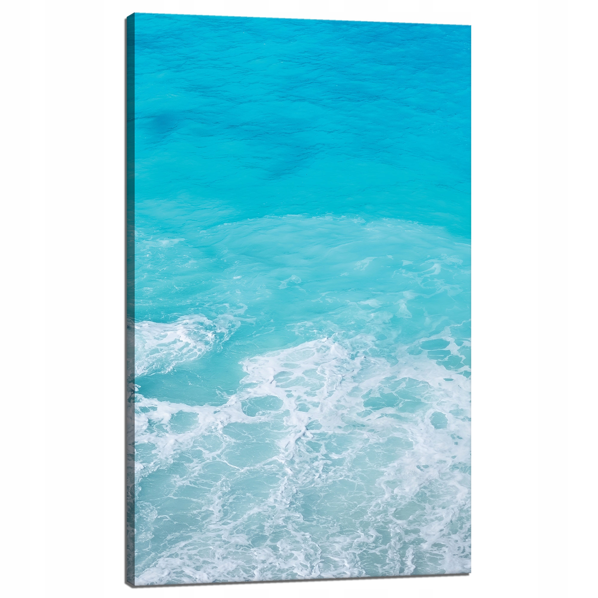 Obraz na plátně Pěna na moři Vlny Voda 60x100 cm Ideální jako dárek