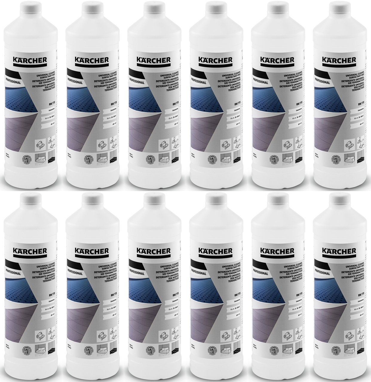 12x KARCHER RM 770 1L do prania dywanów KARTON