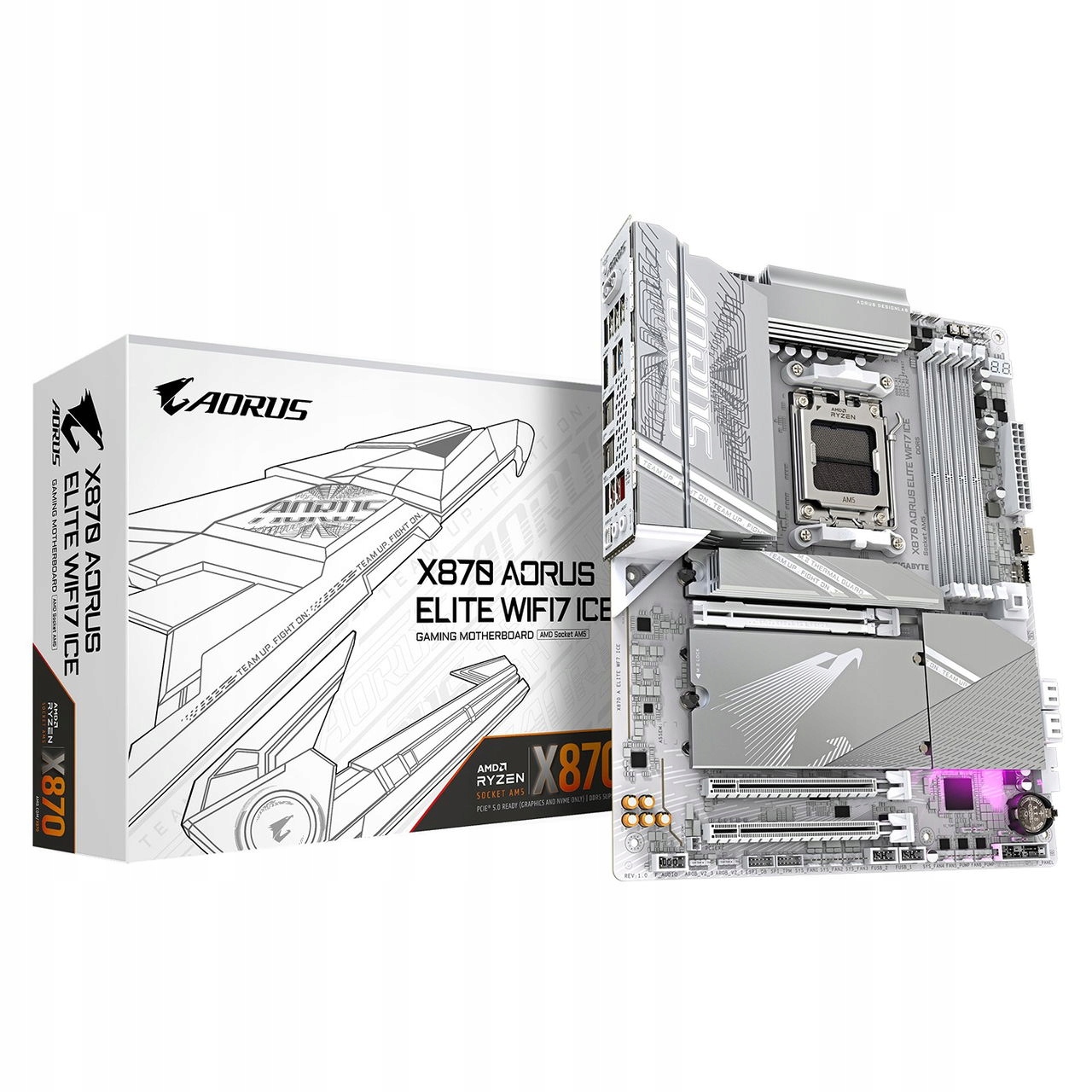 Gigabyte X870 Aorus Elite WIFI7 ICE/AM5/ATX