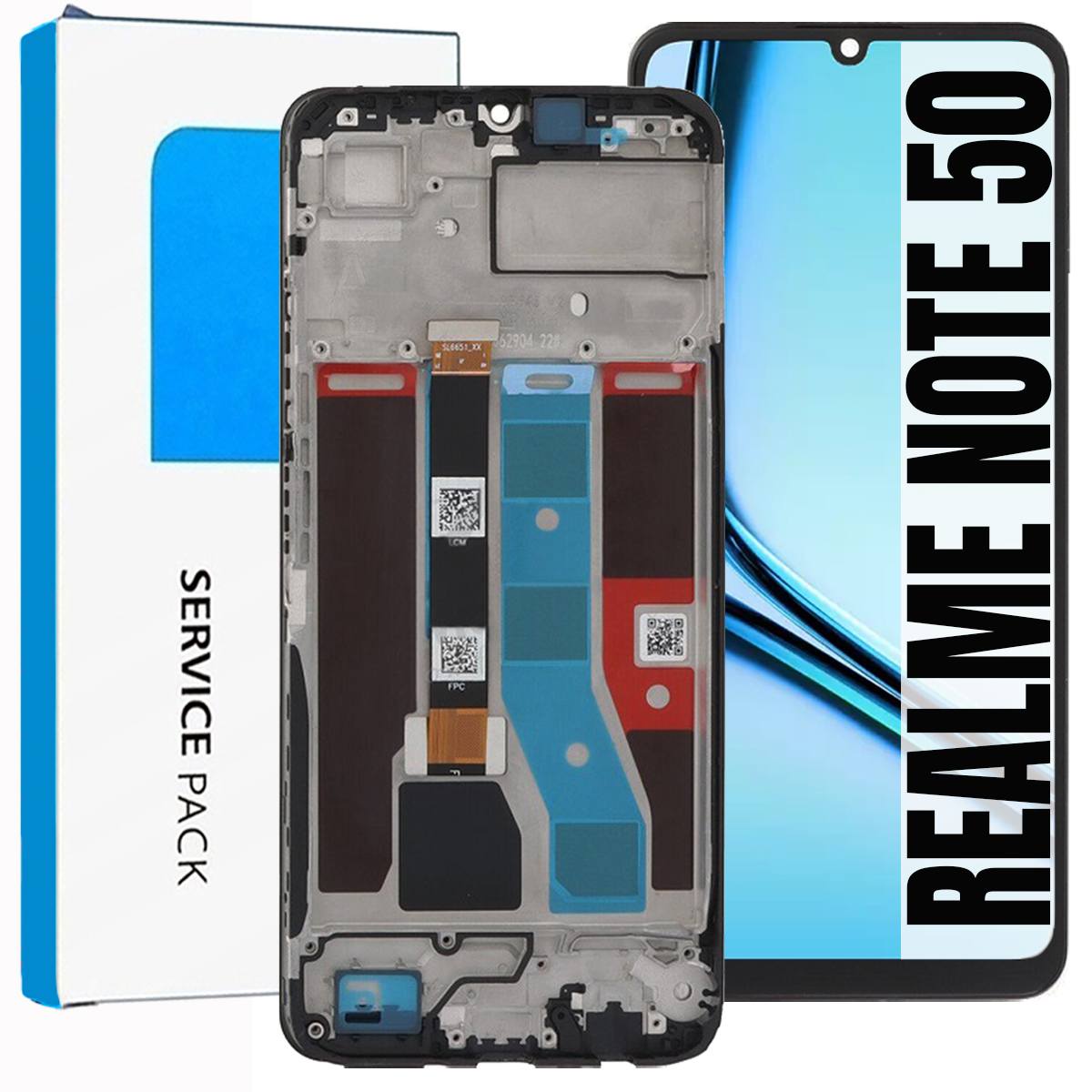 Displej Pro Realme Note 50 Originál LCD Rámeček