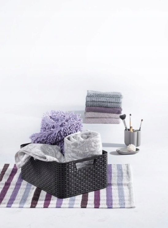 KOSZ POJEMNIK DO PRZECHOWYWANIA RATTAN 19L POKRYWA Marka BrandQ