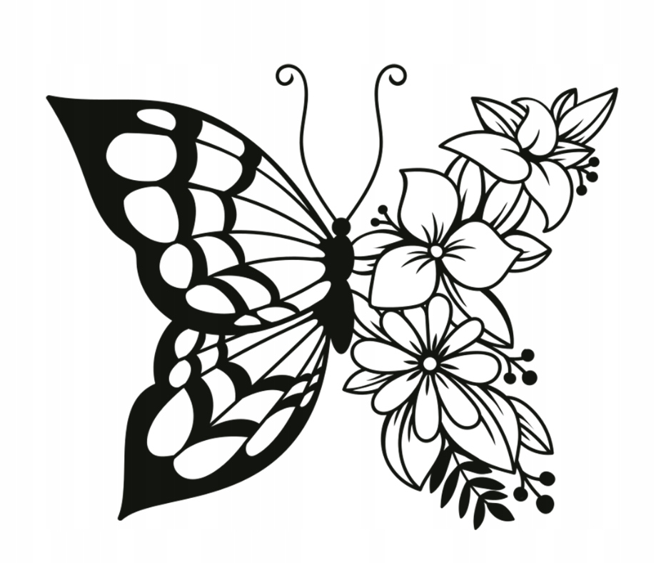 Ažurový Obraz Motýl Do Kuchyně Obývacího Pokoje Nástěnná Dekorace 3D Panel