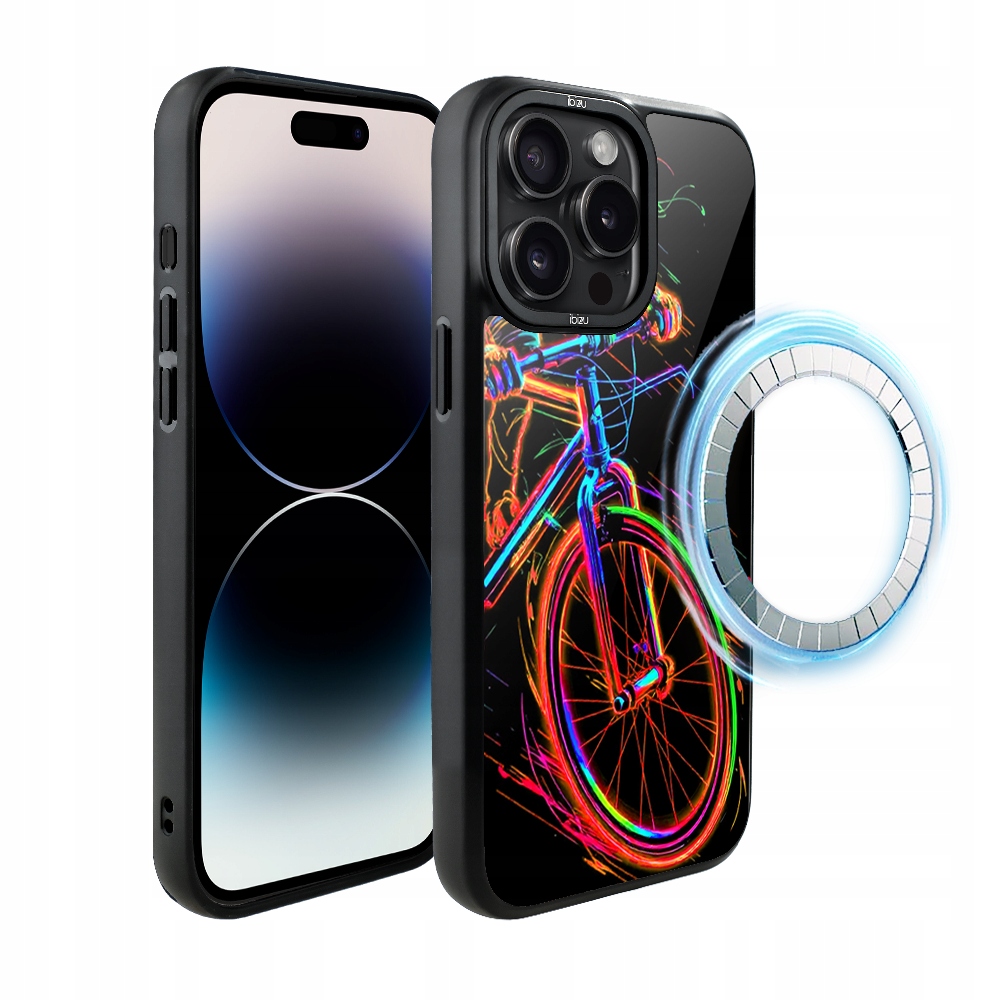 Pouzdro pro iPhone 14 Pro Ibizu DropGuard Matt s MagSafe, cyklistická vibrace