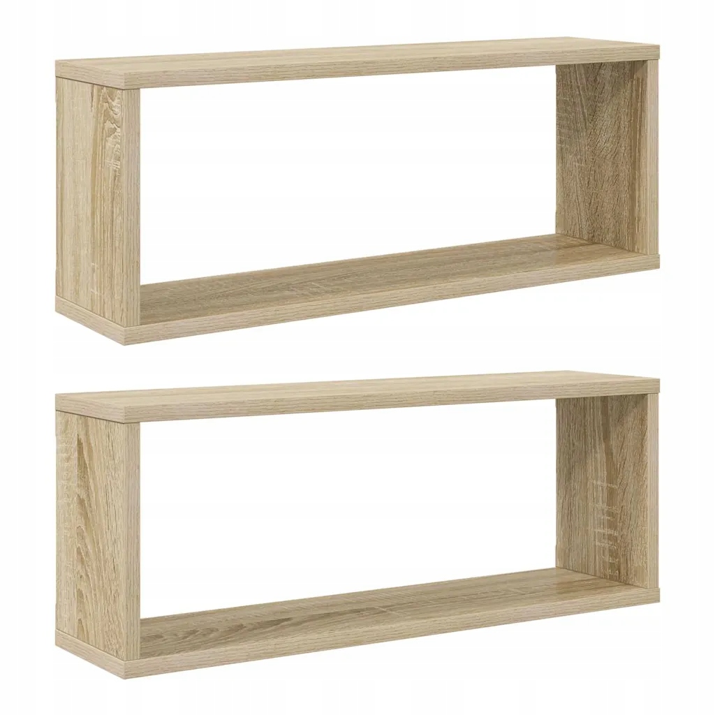 Sada 2 polic dub sonoma 60x15x23 cm