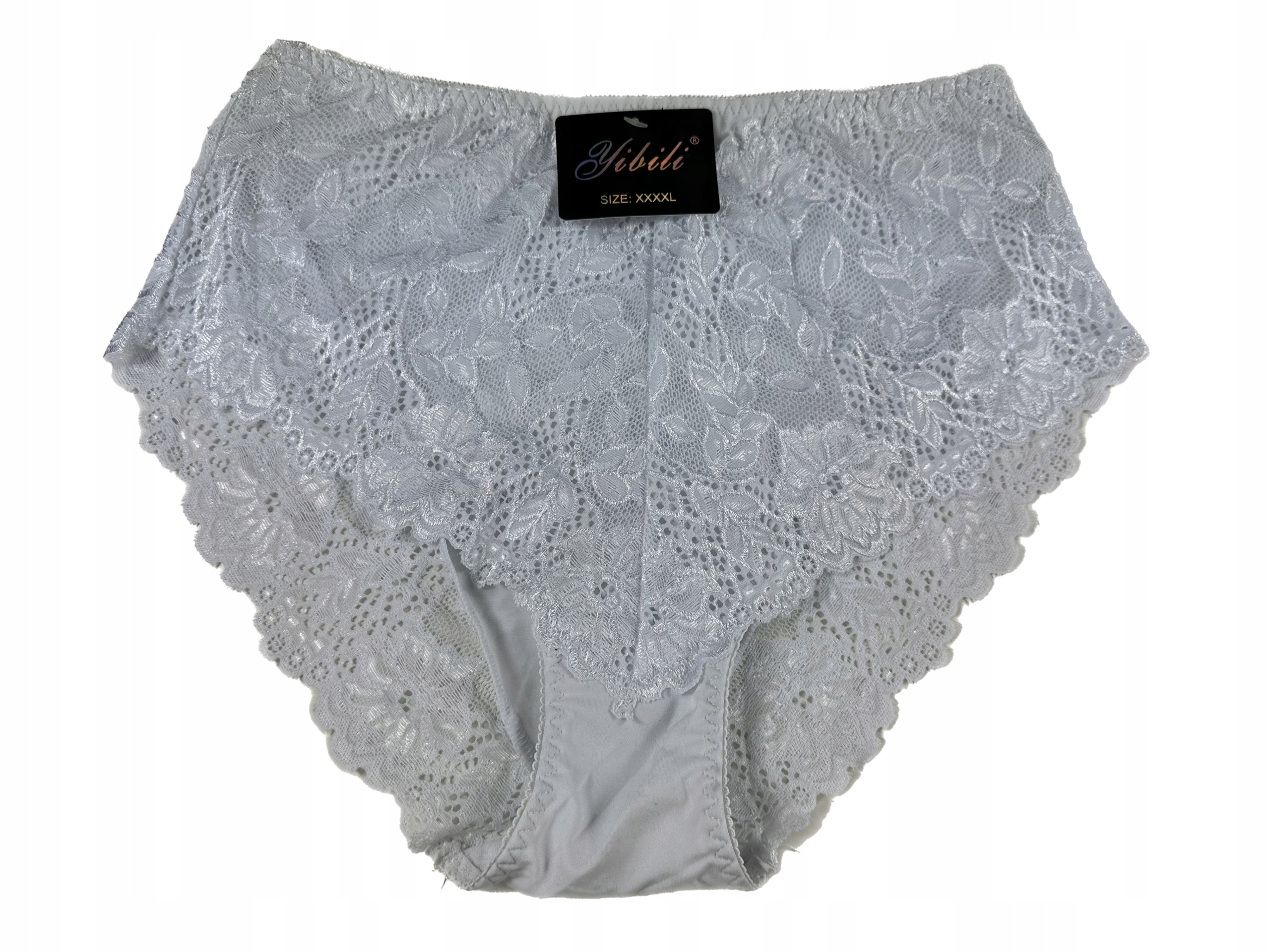 Yibili style majtki figi śliskie 3XL pas 120 cm białe