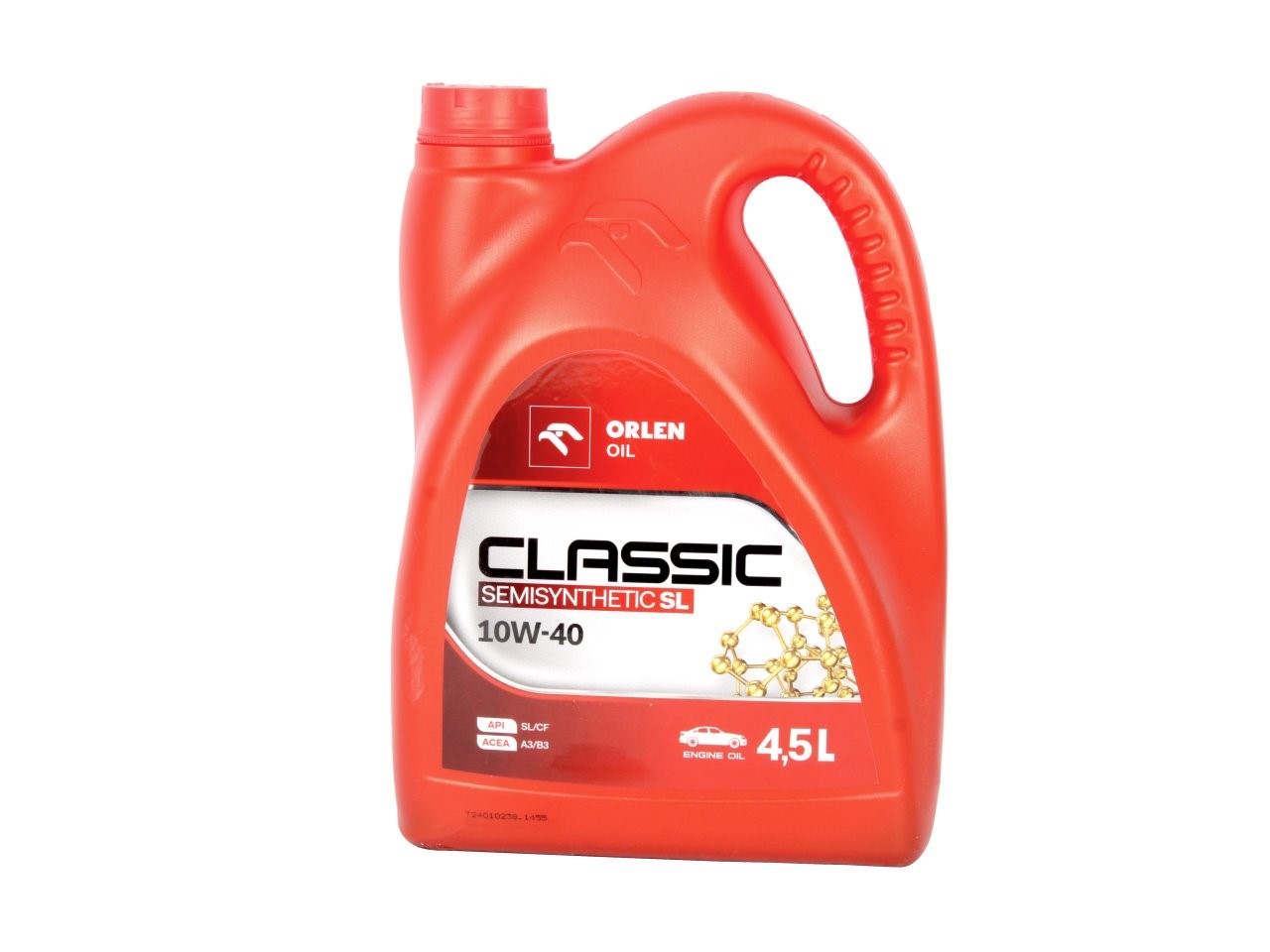 OLEJ SEMISYNTHETIC 10W40 4,5L ORLEN