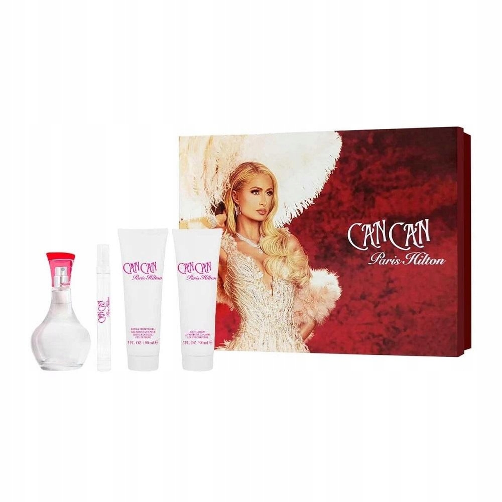 Sada Paris Hilton Plechovka Edp sprej 100ml Tělové Mléko 90ml Koupel A Sprchový Gel