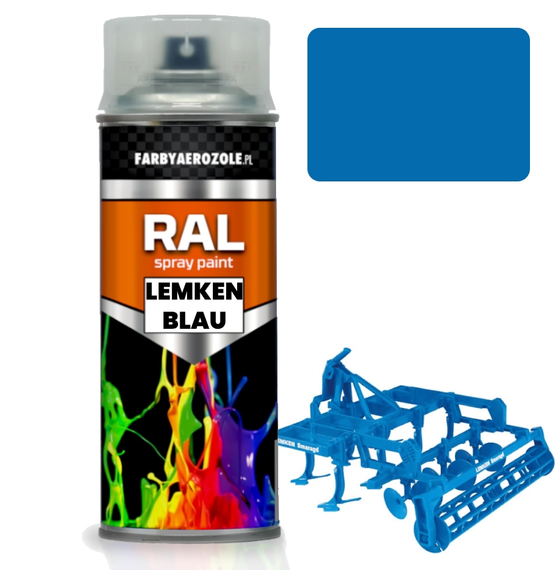 Lemken Blau Niebieski Spray Farba do Maszyn Rolniczych 400ml