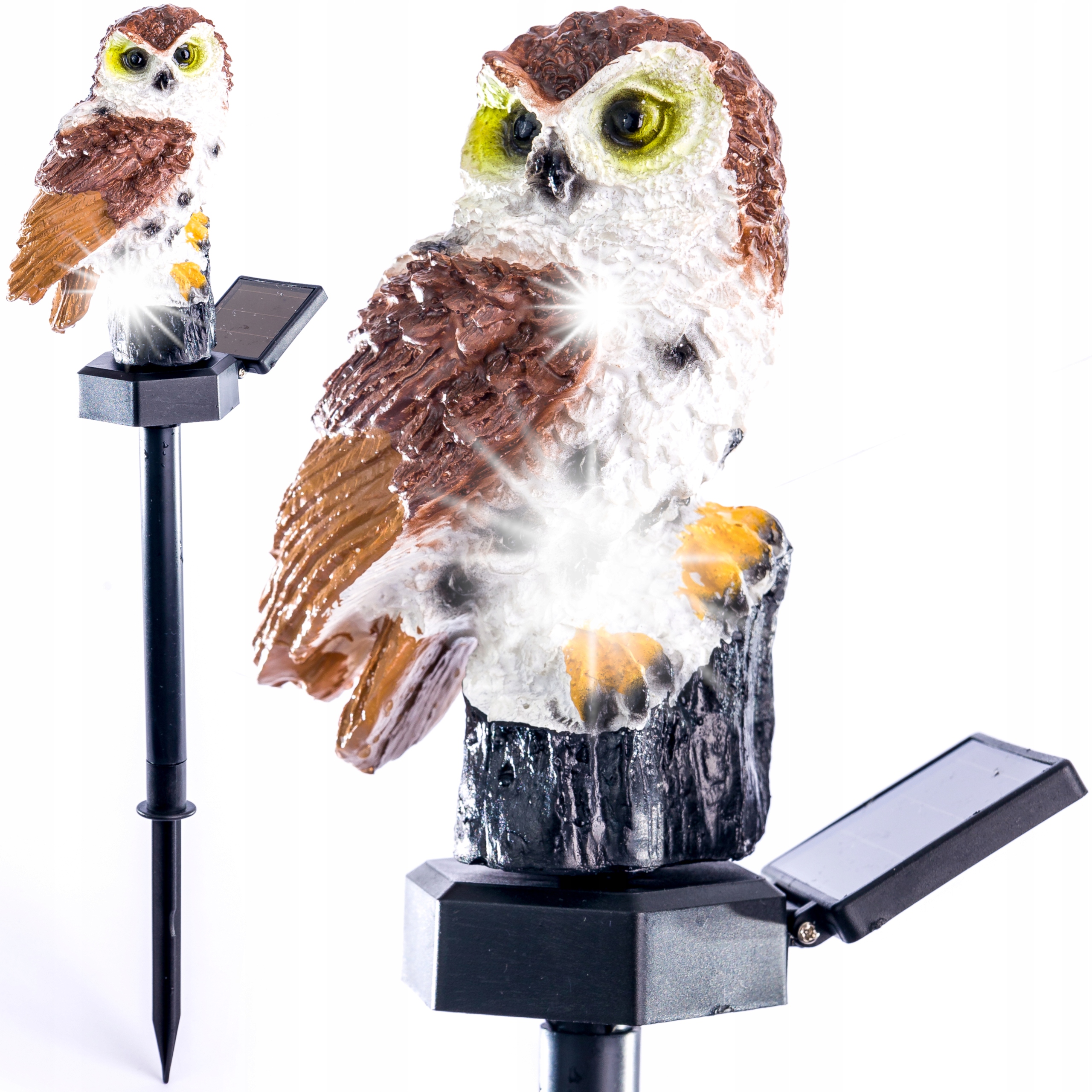 

Lampa solarna Sowa Led Duża Wodoodporna ogrodowa